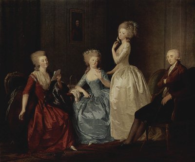 Portrait of Countess Saltykova and Her Family by Johann Heinrich Wilhelm Tischbein